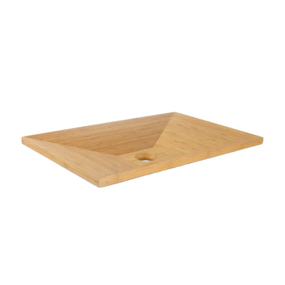 Strom Living Bamboo Shallow Vessel Sink in Natural Color