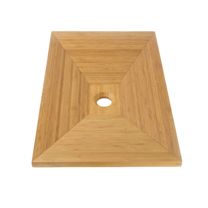Strom Living Bamboo Shallow Vessel Sink in Natural Color