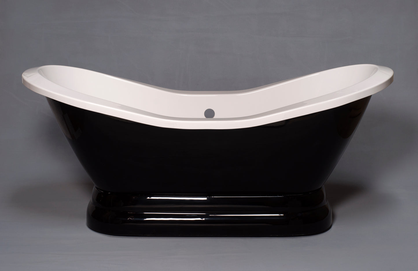 Strom Living Echo 6' Double Slipper Pedestal Acrylic Tub with 7" Centers