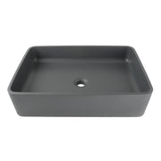 P1171 Matte Gray Rectangular Solid Surface Acrylic Sink