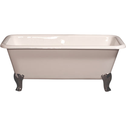 Strom Living Charles Cast Iron with Rectangular Double Ended Leg Tub