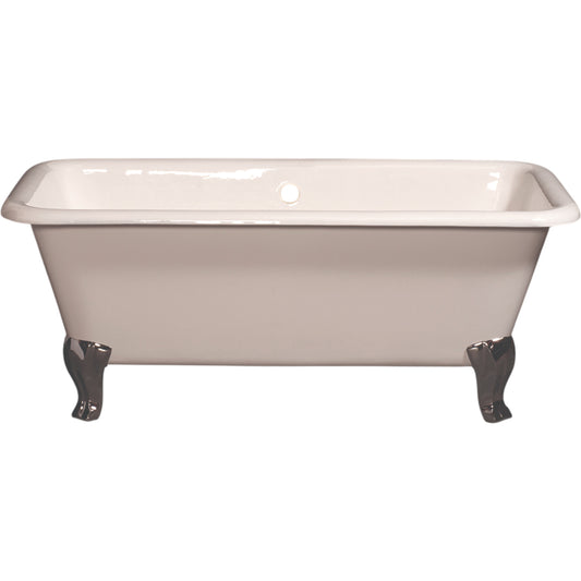 Strom Living Charles Cast Iron with Rectangular Double Ended Leg Tub