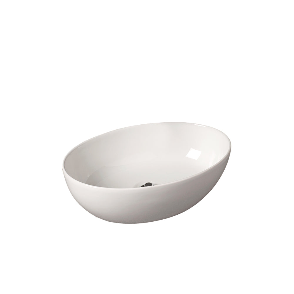 Fireclay Oval Semi Drop-In Sink P1178 | Strom Living