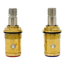 Ceramic Disc Cartridge Pair PP0106Q in Polished Nickel