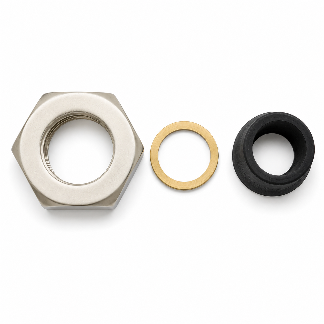 Riser Nut and Washer PP0128 | Strom Living Matte Nickel - Plumbing Parts