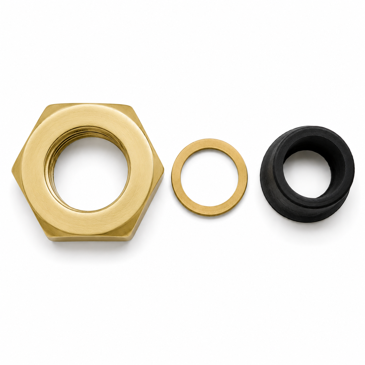 Riser Nut and Washer PP0128 | Strom Living Satin Brass - Plumbing Parts