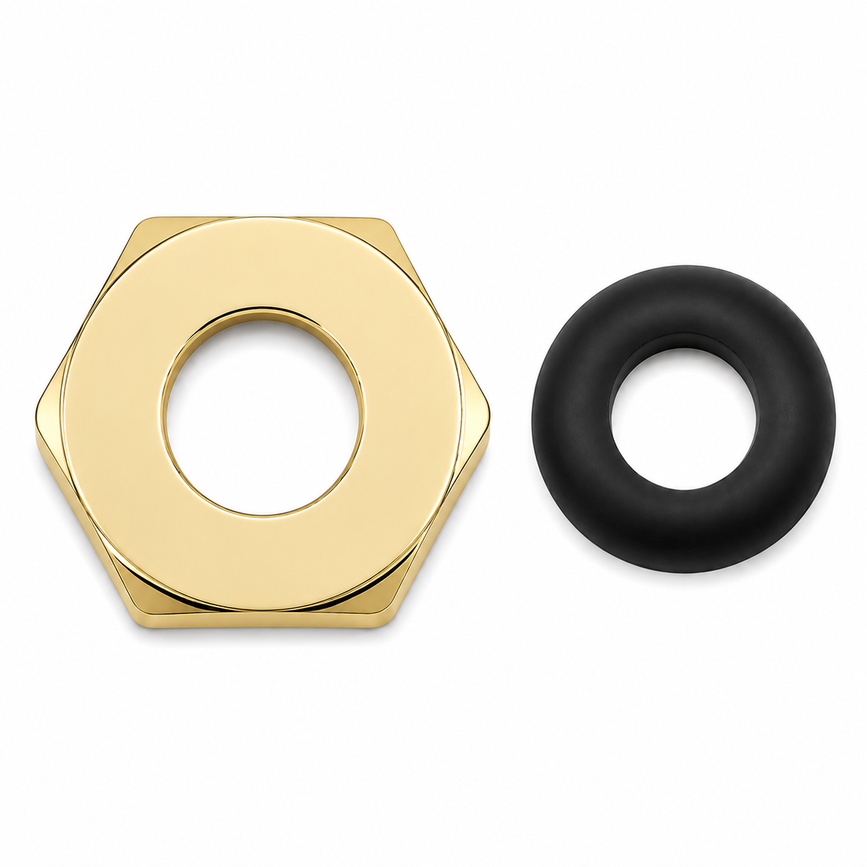 Supply Nut & Washer 3/4" PP0299 | Strom Living Supercoat Brass - Plumbing Parts