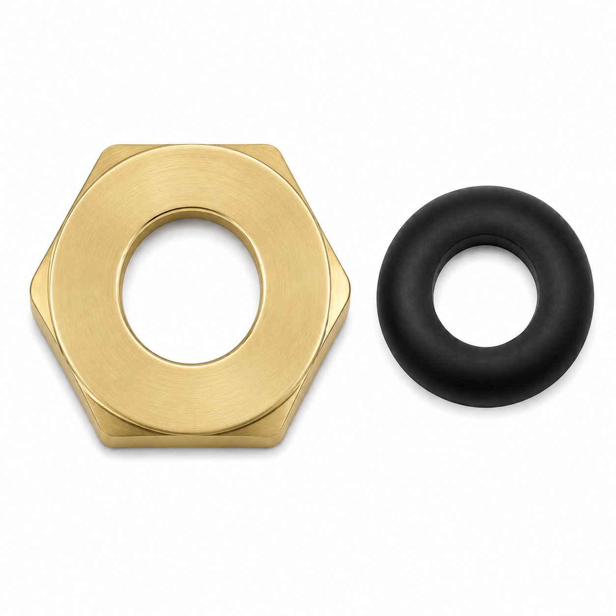 Supply Nut & Washer 3/4" PP0299 | Strom Living Satin Brass - Plumbing Parts