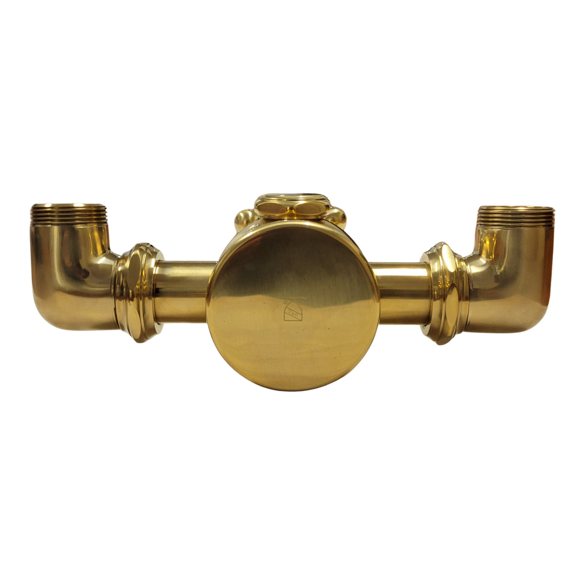 Thermostatic faucet body PP0331 in brass, back view