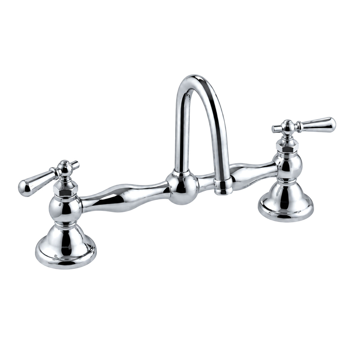 Columbia Bridge Lavatory Faucet Lever Handles P0557 in Chrome