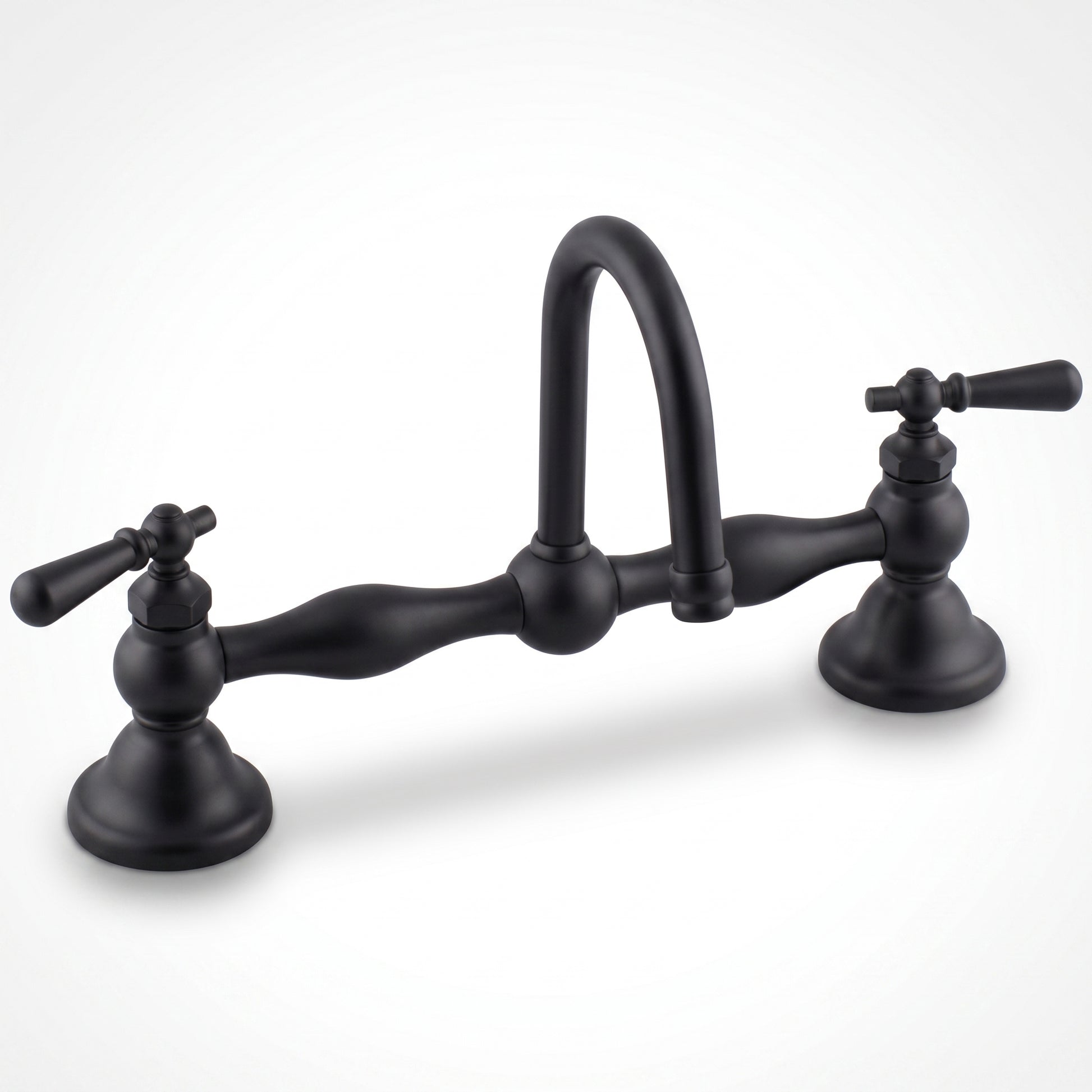 Columbia Bridge Lavatory Faucet Lever Handles P0557 | Strom Living Oil Rubbed Bronze 12" - Bathroom Faucets