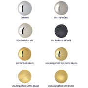 Strom Living P0942 Finish Sample Brass Buttons