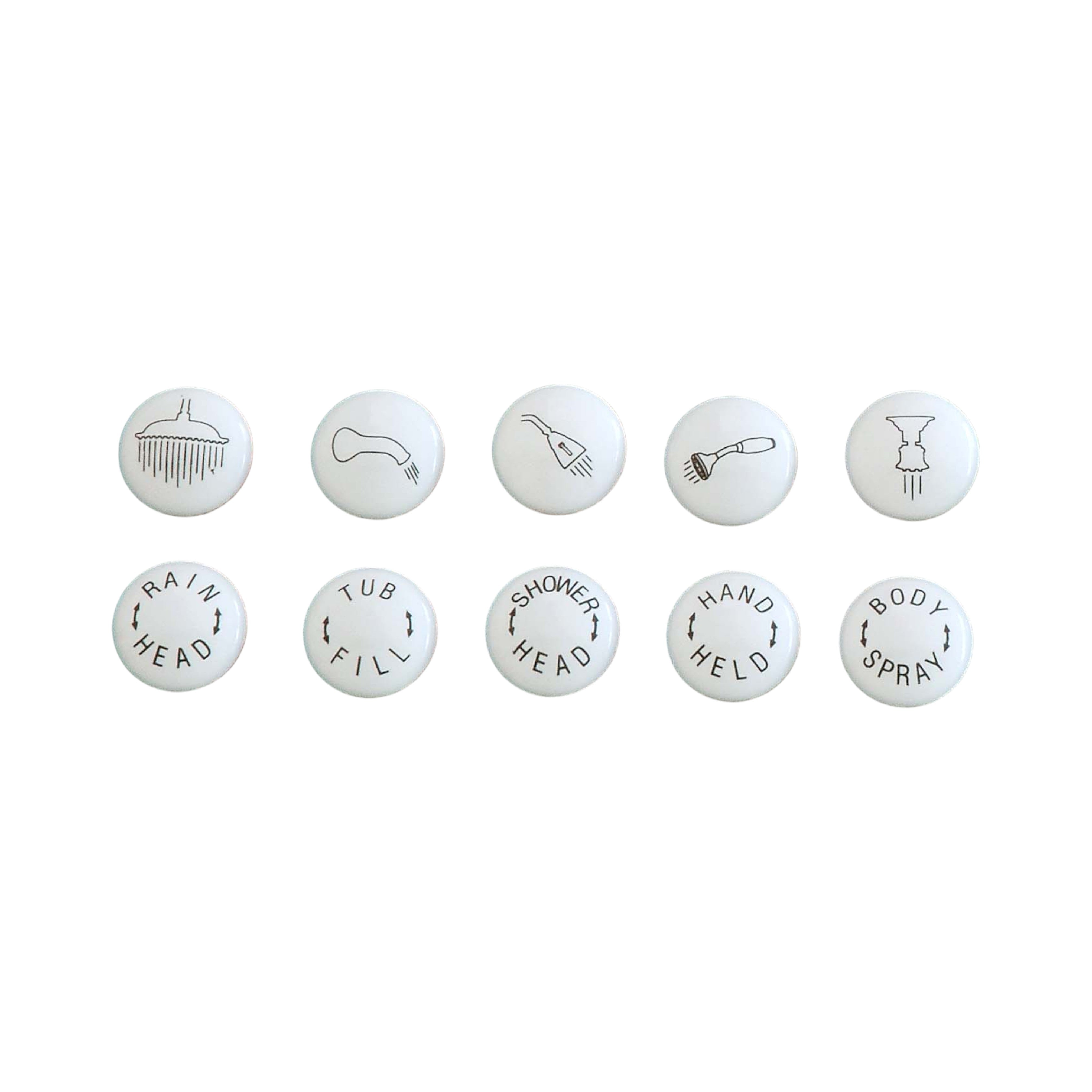 Porcelain Buttons P0932 | Strom Living