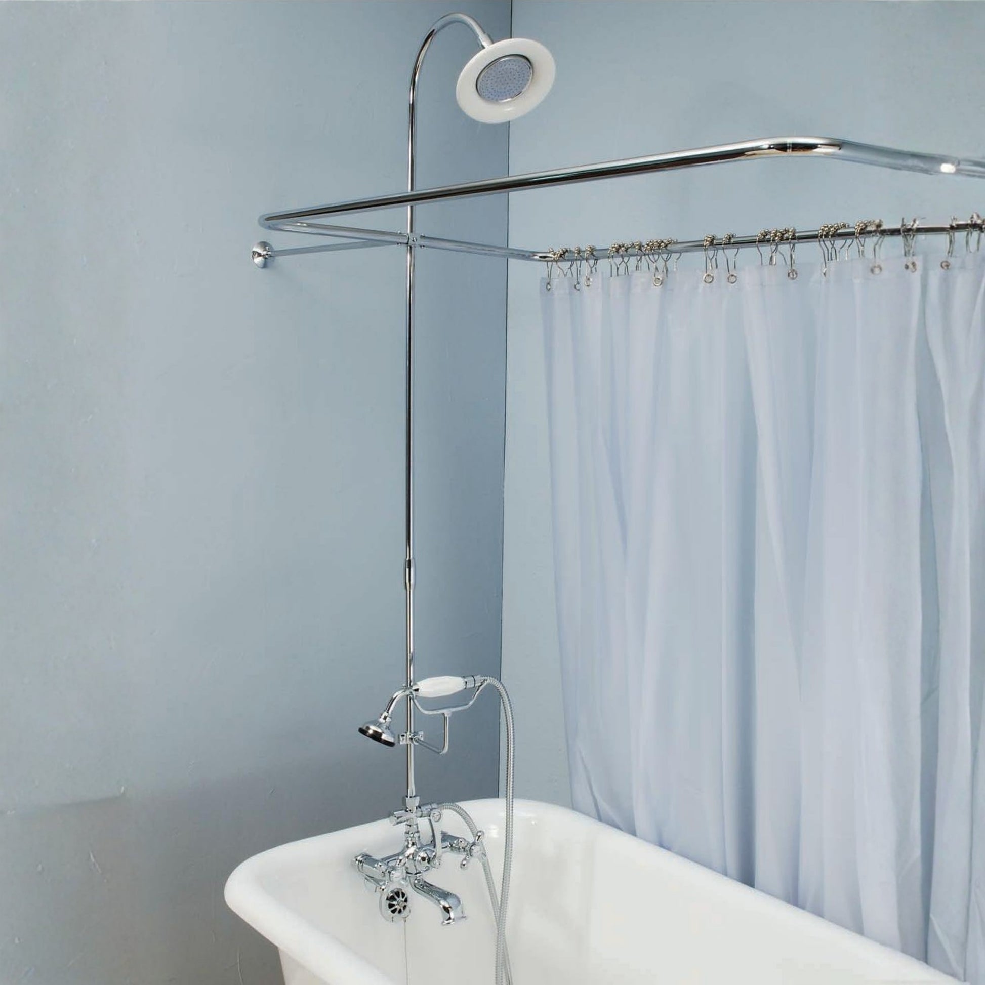 Deck Mount Tub Enclosure Shower System P0729 | Strom Living - Showers