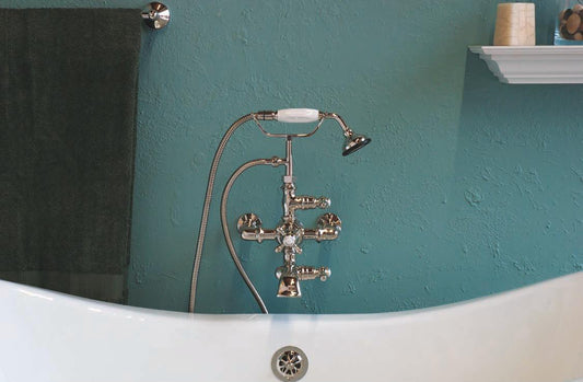 Strom Living Thermostatic Tub Faucet with Handheld Shower